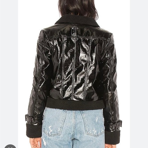 Rebecca Minkoff Corinna Jacket With Faux Trim in Black - Picture 11 of 13